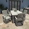 Highwood Usa Lehigh 7pc Rectangular Outdoor Patio Furniture Dining Set 72 x 42 AD-ST7LH1CO4AA-HGR - alternate 2